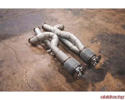 Valvetronic Designs Equal Length Free Flow Front Pipes for Lamborghini Aventador SVJ 2012-2020 - LAM.AVEN.SVJ.FF
