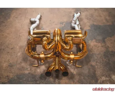 Valvetronic Designs Valved Race Exhaust System for Lamborghini Aventador LP700/SV (2012-2021) - LAM.LP700.VSES.FF.AG