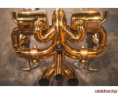 Valvetronic Designs Valved Race Exhaust System for Lamborghini Aventador LP700/SV (2012-2021) - LAM.LP700.VSES.FF.AG