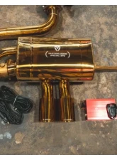 Valvetronic Designs Valved Sport Exhaust System - Anodized Gold for Lotus Evora 2010-2023                                     - LOT.EVOR.VSES.AG - Image 12
