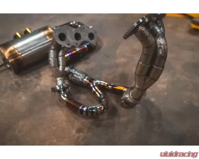 Valvetronic Designs Valved Sport Exhaust System - Anodized Gold for Lotus Evora 2010-2023 - LOT.EVOR.VSES.AG