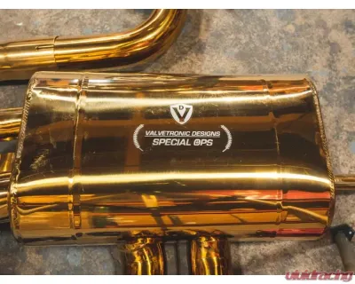 Valvetronic Designs Valved Sport Exhaust System - Anodized Gold for Lotus Evora 2010-2023 - LOT.EVOR.VSES.AG