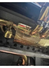 Valvetronic Designs Valved Sport Exhaust System - Anodized Gold for Lotus Evora 2010-2023                                     - LOT.EVOR.VSES.AG - Image 9