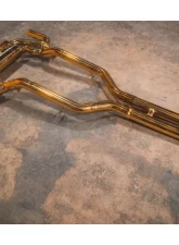 Valvetronic Designs Valved Race Exhaust System - Anodized Gold for Mercedes AMG GT/GTS 2015-2022                                     - MER.AMGGT.VSES.FF.AG - Image 2