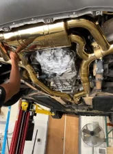 Valvetronic Designs Valved Race Exhaust System - Anodized Gold for Mercedes AMG GT/GTS 2015-2022                                     - MER.AMGGT.VSES.FF.AG - Image 7