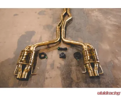 Valvetronic Designs Valved Sport Exhaust System Mercedes C63 / C63s W205 - MER.W205.C63.VSES.TI