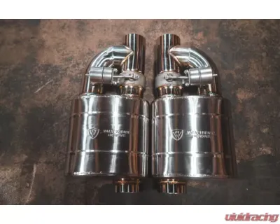 Valvetronic Designs Universal Valved Muffler Kit 3.5" Single Muffler T304 Stainless Steel - UVM.89MM