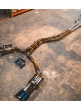 Valvetronic Design Valved Sport Exhaust System with Black OEM Style Tips Audi RS6 | RS7 C8 2019-2025                                     - AUD.C8.VSES.TI - Image 2