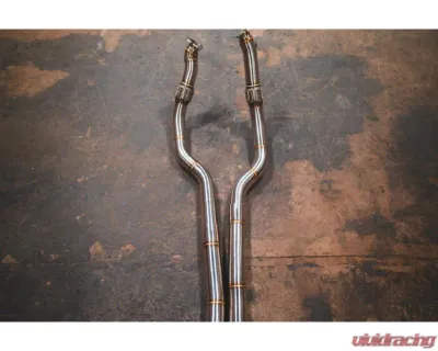 Valvetronic Design Valved Sport Exhaust System with Black OEM Style Tips Audi RS6 | RS7 C8 2019-2025 - AUD.C8.VSES.TI