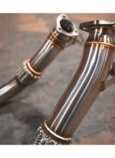 Valvetronic Design Valved Sport Exhaust System with Black OEM Style Tips Audi RS6 | RS7 C8 2019-2025                                     - AUD.C8.VSES.TI - Image 14