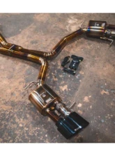 Valvetronic Design Valved Sport Exhaust System with Black OEM Style Tips Audi RS6 | RS7 C8 2019-2025                                     - AUD.C8.VSES.TI - Image 3