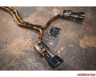 Valvetronic Design Valved Sport Exhaust System with Black OEM Style Tips Audi RS6 | RS7 C8 2019-2025 - AUD.C8.VSES.TI