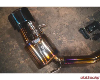 Valvetronic Design Valved Sport Exhaust System with Black OEM Style Tips Audi RS6 | RS7 C8 2019-2025 - AUD.C8.VSES.TI