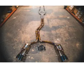 Valvetronic Designs Valved Sport Exhaust System for Audi RS6/RS7 C8 2019-2025, Titanium Tips