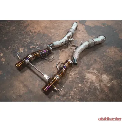 Ferrari SF90 Valvetronic Titanium Exhaust System 2021-2024, Raw Sound, Lightweight Design - FER.SF90.F1.VSES.TI