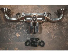 Valvetronic Designs Valved Sport Exhaust Catback System for 2020-2024 Porsche 992 GT3/RS T304 Stainless Steel