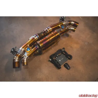 Valvetronic Designs Valved Sport Exhaust Catback System Grade 5 Titanium for Porsche 992 2020-2024 - POR.992.TUR.VSES.TI
