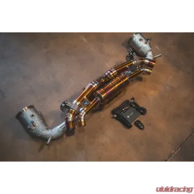 Valvetronic Designs Valved Sport Exhaust Catback System Grade 5 Titanium for Porsche 992 2020-2024 - POR.992.TUR.VSES.TI