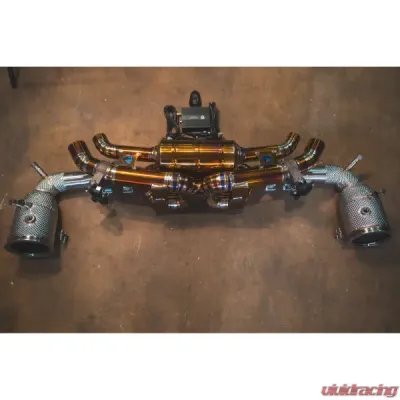 Valvetronic Designs Valved Sport Exhaust Catback System Grade 5 Titanium for Porsche 992 2020-2024 - POR.992.TUR.VSES.TI