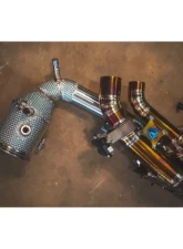 Valvetronic Designs Valved Sport Exhaust Catback System Grade 5 Titanium for Porsche 992 2020-2024                                     - POR.992.TUR.VSES.TI - Image 5