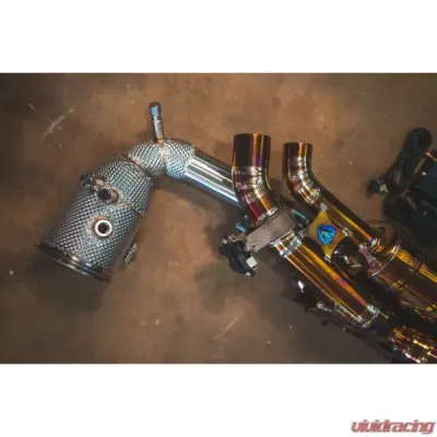 Valvetronic Designs Valved Sport Exhaust Catback System Grade 5 Titanium for Porsche 992 2020-2024 - POR.992.TUR.VSES.TI