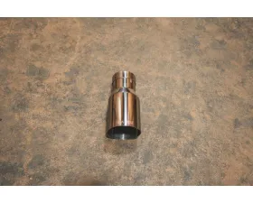Valvetronic Designs 2.5 | 63Mm Single Wall Chrome Valvetronic Designs Exhaust Single Tip