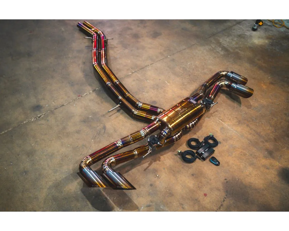 Valvetronic Designs Valved Sport Exhaust System w/ Free Flow Front Race Pipes Lamborghini Urus S | Performante 2018-2024 - LAM.URUS.VSES.FF.TI