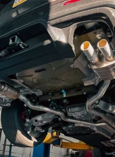 Valvetronic Designs 76mm Exhaust Pipe Universal Valved Single Inlet Dual Outlet Muffler Kit                                     - UVM.76MM.DUALOUT.X1 - Image 7