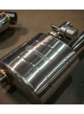 Valvetronic Designs 76mm Exhaust Pipe Universal Valved Single Inlet Dual Outlet Muffler Kit                                     - UVM.76MM.DUALOUT.X1 - Image 3