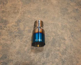 Valvetronic Designs 3.0 Inch | 76mm Single Wall Burnt Valvetronic Designs Exhaust Single Tip