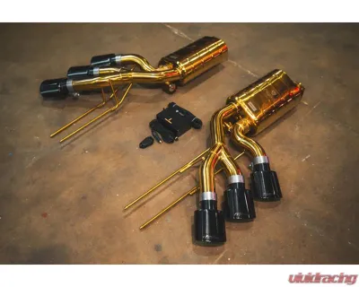 Valvetronic Designs Valved Sport Exhaust System w/ Free Flow Race Front Pipes Mercedes Benz G-Wagon 463 2005-2018 - MER.W463.G63.VSES.FF.AG