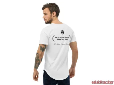 Valvetronic Designs Men's Curved Hem T-Shirt Special OPS Logo - Lightweight Cotton Tee - 1352025_11341