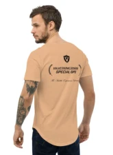 Valvetronic Designs Men's Curved Hem T-Shirt with Special OPS Logo, 100% Cotton, Regular Fit                                     - 1352025_14278 - Image 5