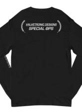 Valvetronic Designs Men's Champion Long Sleeve Shirt, 100% Cotton, Relaxed Fit, Logo Sleeve                                     - 1544627_10580 - Image 2