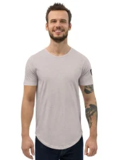 Valvetronic Designs Men's Curved Hem T-Shirt - White Cotton, Regular Fit, Lightweight                                     - 2351167_12688 - Image 6