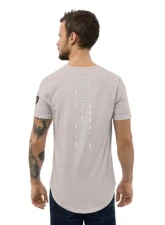 Valvetronic Designs Men's Curved Hem T-Shirt - White Cotton, Regular Fit, Lightweight                                     - 2351167_12688 - Image 3