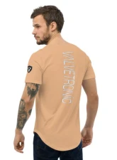 Valvetronic Designs Men's Curved Hem T-Shirt White 100% Cotton Regular Fit                                     - 2351167_14280 - Image 4