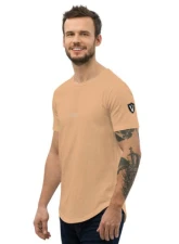 Valvetronic Designs Men's Curved Hem T-Shirt White 100% Cotton Regular Fit                                     - 2351167_14280 - Image 6