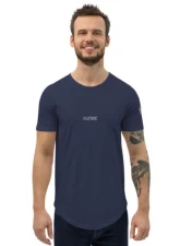 Valvetronic Designs Men's Curved Hem T-Shirt White 100% Cotton Regular Fit                                     - 2351167_14295 - Image 6