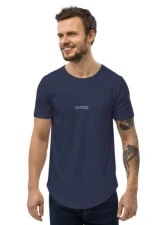 Valvetronic Designs Men's Curved Hem T-Shirt White 100% Cotton Regular Fit                                     - 2351167_14295 - Image 2