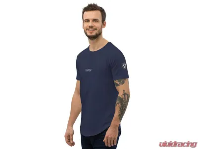 Valvetronic Designs Men's Curved Hem T-Shirt, White, 100% Cotton, Regular Fit - 2351167_14296