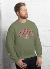 Valvetronic Designs Varsity Style Sweatshirt - Classic Fit, Pre-Shrunk, 50% Cotton/50% Polyester                                     - 9424877_13008 - Image 3