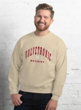 Valvetronic Designs Varsity Style Sweatshirt                                     - 9424877_16876 - Image 4