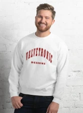 Valvetronic Designs Varsity Style Sweatshirt                                     - 9424877_5427 - Image 4