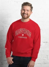 Valvetronic Designs Varsity Style Sweatshirt - Classic Fit, Pre-Shrunk, 50/50 Cotton-Polyester                                     - 9424877_5447 - Image 4