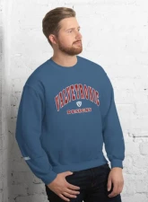Valvetronic Designs Varsity Style Sweatshirt, Classic Fit, 50% Cotton/50% Polyester, Pre-Shrunk                                     - 9424877_5469 - Image 3
