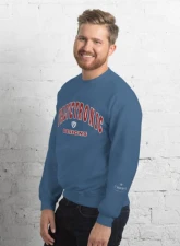 Valvetronic Designs Varsity Style Sweatshirt, Classic Fit, 50% Cotton/50% Polyester, Pre-Shrunk                                     - 9424877_5469 - Image 4