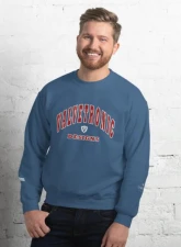 Valvetronic Designs Varsity Style Sweatshirt                                     - 9424877_5470 - Image 4