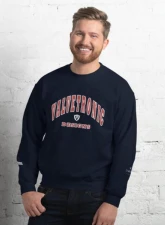 Valvetronic Designs Varsity Style Sweatshirt                                     - 9424877_5502 - Image 3