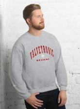Valvetronic Designs Varsity Style Sweatshirt                                     - 9424877_5518 - Image 3
